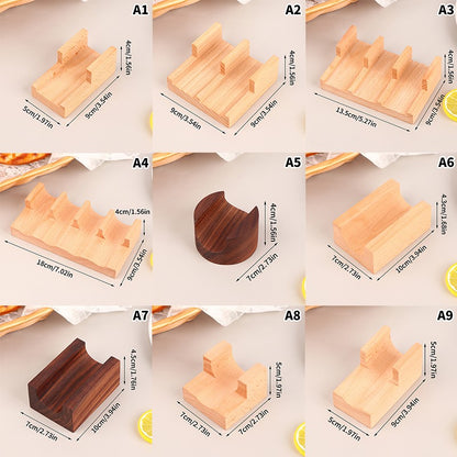 1Pc Japanese Sushi Rack Wooden Taco Snack Food Holder Wood Plate Cuisine Stand Sashimi Sushi Boat For Restaurant Hotel Home