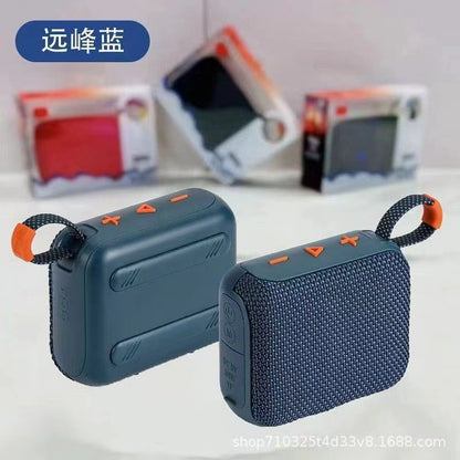G04 Small Bluetooth Speaker Wireless Portable Mobile Phone Desktop Home Outdoor Convenient Mini Subwoofer Lanyard TF card
