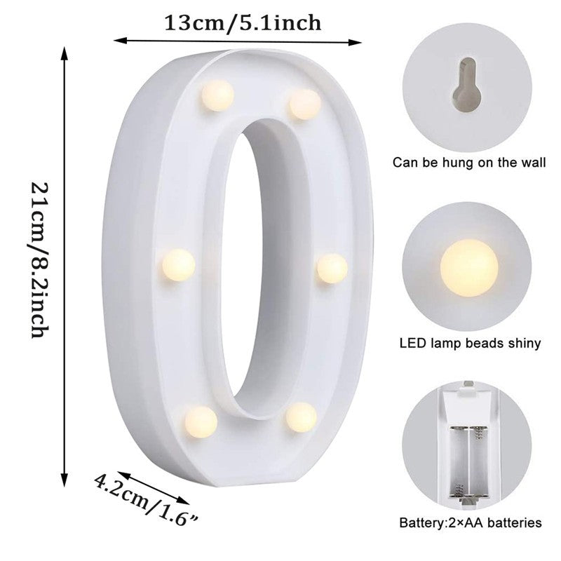2Pcs Number 16 18 21 30 Led Light String Happy Birthday Party Decoration Wedding Anniversary Adult Birthday Party Gift Light Led
