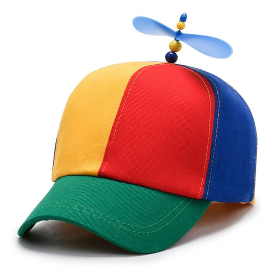 Rainbow Bamboo Dragonfly Baseball Cap Funny Helicopter Propeller Adventure Hat Firefly Cap Snapback Hat For Adult Kids Boy Girl