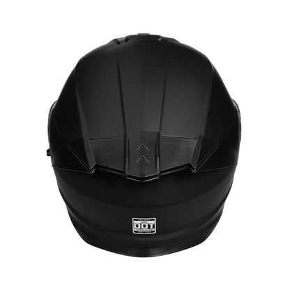 Capacete de motocicleta quente e elegante de inverno com rosto completo e capacete completo e inversão de lente dupla