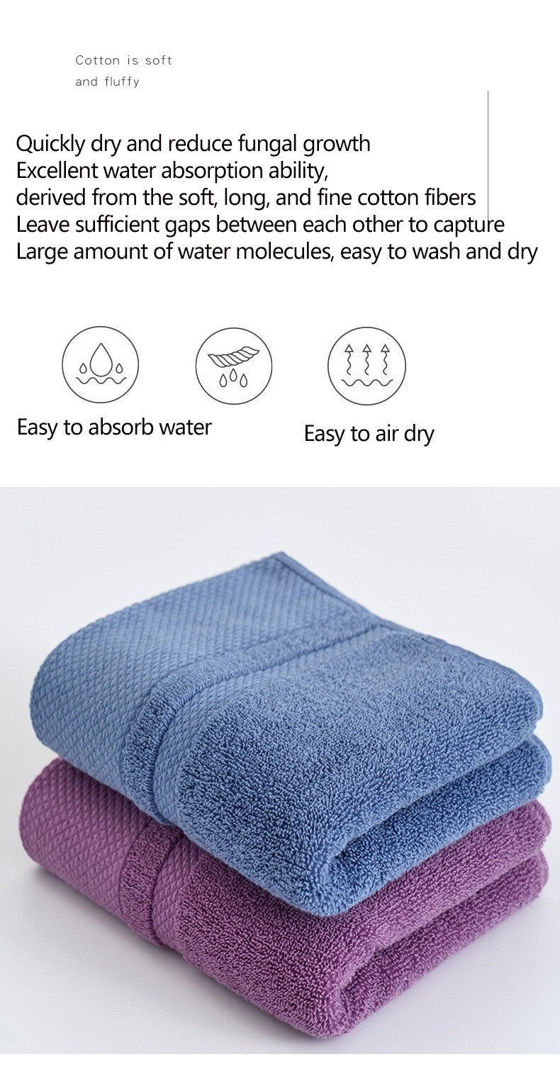4pcs/Set Cotton Premium Hand Towel Set Lightweight And Highly Absorbent Quick Drying Thicken Soft Face Hand Towel 35x75CM