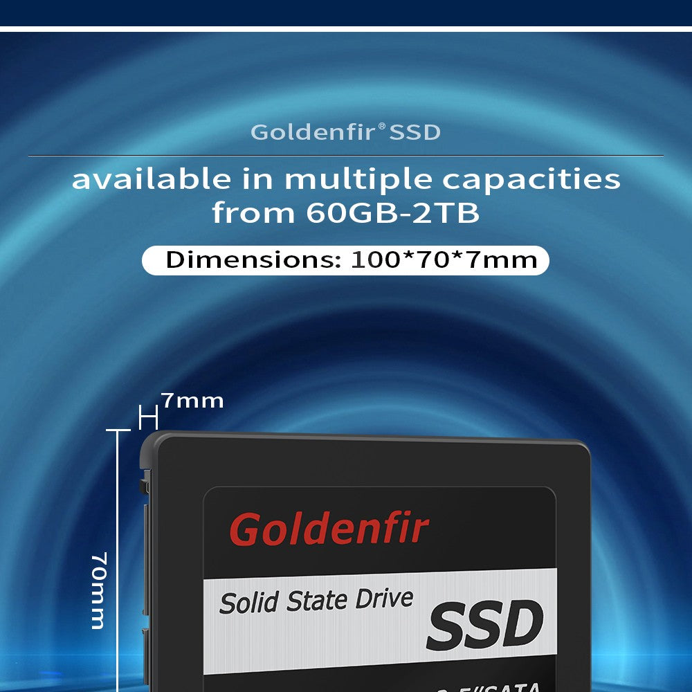 SSD 120GB 128GB 240GB 256GB 2.5 polegadas Solid State Drive SATAIII 360GB 480GB 960GB Hard Disk Goldenfir