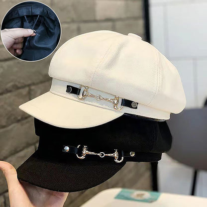 Winter Women Berets Female Retro Berets Caps For Women Hats Bonnets Hats For Women Octagonal Newsboy Hat