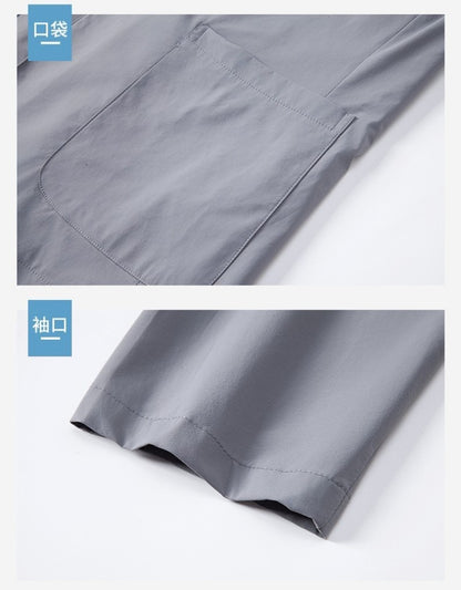 Sun Protection Clothing for Men, Casual Business Wear, Summer Light, Fashionable, Breathable, Sports and Outdoor Ice Silk Blazer