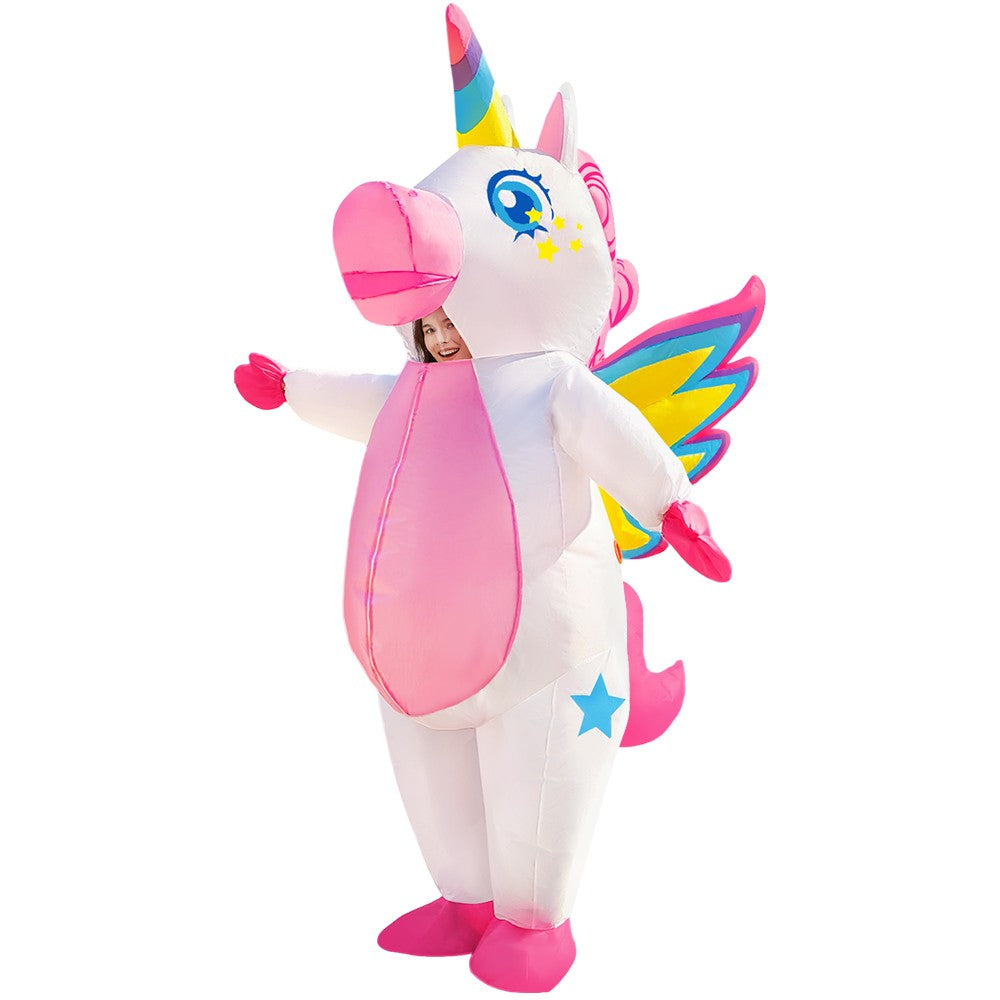Adult Animal Inflatable Costume Anime Dress Suit Carnival Purim Halloween Party Cosplay Costumes for Man Woman
