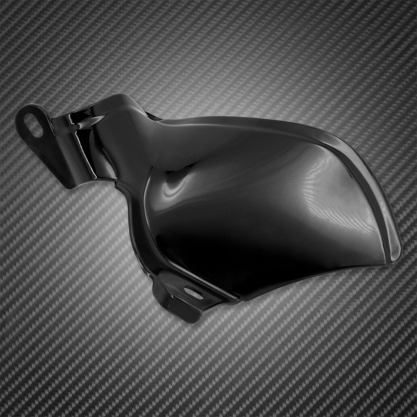 Defletor de Calor do Escudo da Sela ABS para Motocicleta Preto Brilhante para Harley Softail Fat Boy Breakout Slim Street Bob 2018-2022