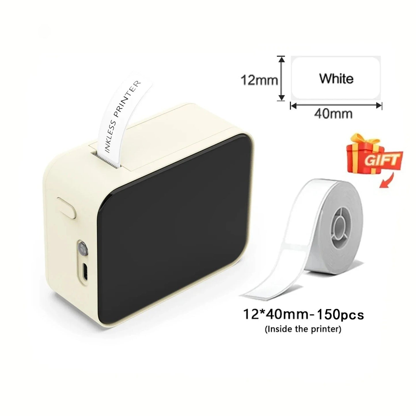 MarkLife P15 Mini Portable Thermal Printer Wireless Bluetooth-compatible Label Tag for Home Office Labeling Sticker Machine