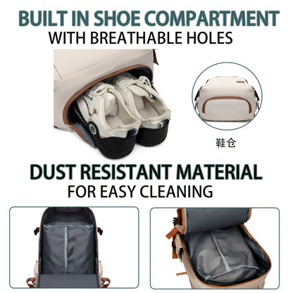 Fashion 15.6-Inch Laptop Business Backpack Classic Men Backpack Women Large Capacity Travel Laptop Backpacks Student School Bag