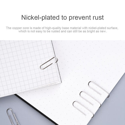 200pcs/box Paper Clips Durable and Rustproof Metal Paperclips for Home School Office Document Organizing Supplies