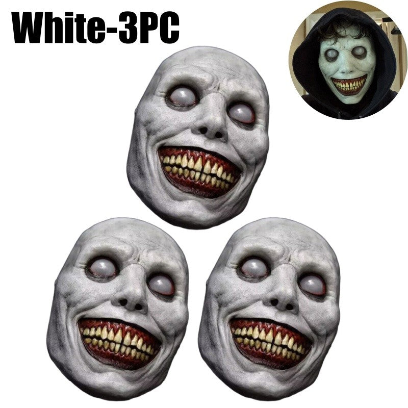 1-10PCS Halloween Smile Demon Mask for Exorcist Cosplay Party Ghost Costume and Haunted House Decoration Party Prop
