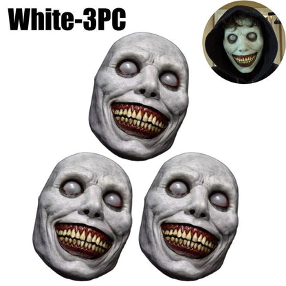 1-10PCS Halloween Smile Demon Mask for Exorcist Cosplay Party Ghost Costume and Haunted House Decoration Party Prop