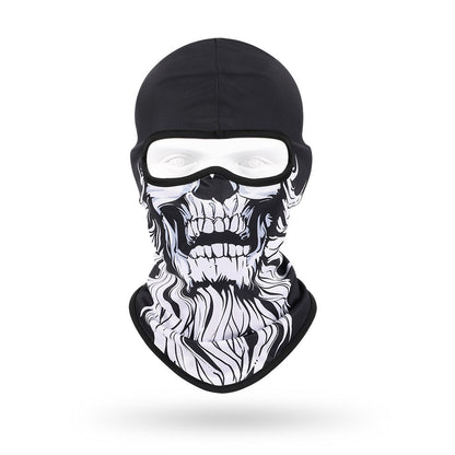 Quick-Dry Skull Face Mask - Breathable Sun Protection for Cycling & Outdoor Sports