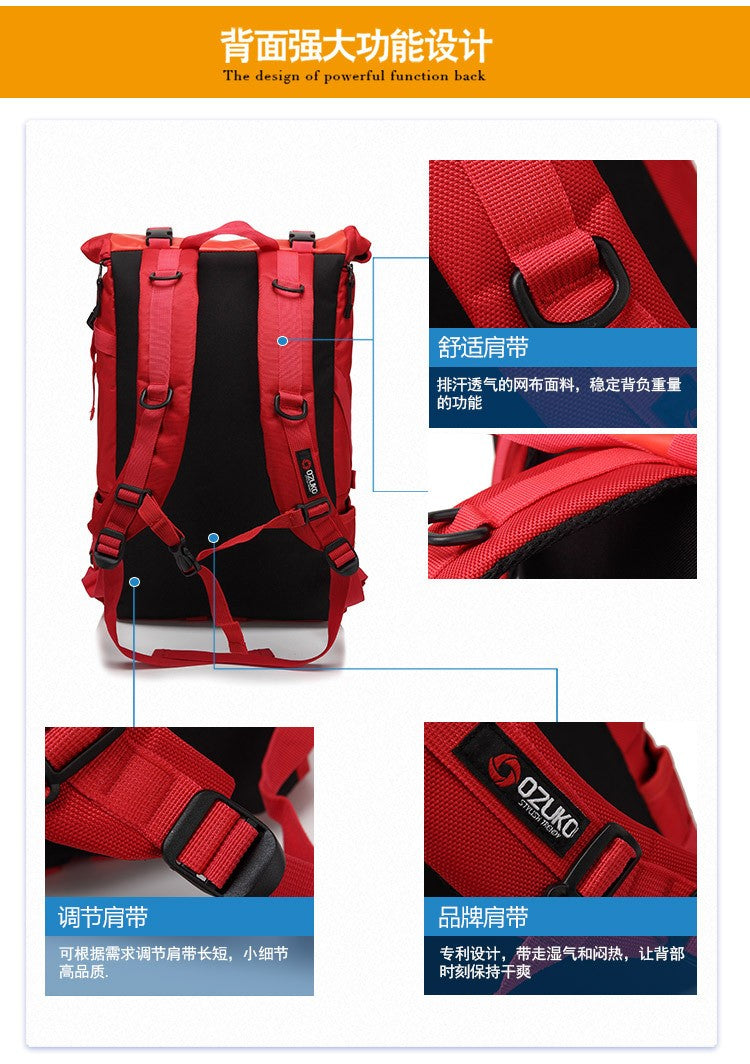 Mochila Grande Masculina para Notebook de 15,6 polegadas, Impermeável, Mochila Escolar para Adolescentes, Mochila Casual para Estudantes, Mochilas de Viagem Masculinas, Moda