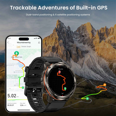 KOSPET TANK T3 Ultra 2 Smart Watch For Men GPS Stainless Steel Smartwatch 50M Waterproof IP69K Health Monitor for Android iOS