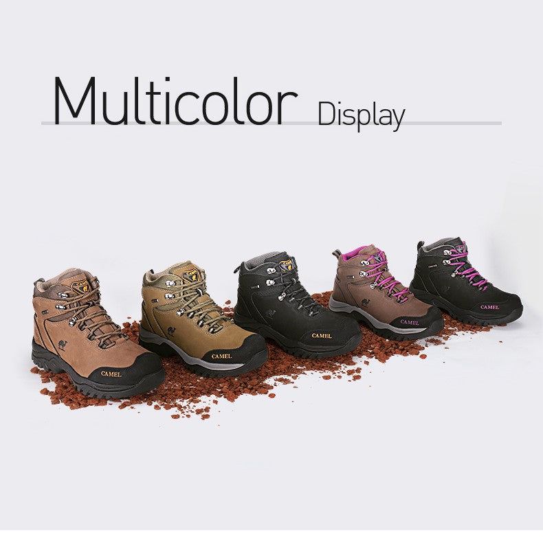 GOLDEN CAMEL Waterproof Hiking Shoes Men and Women Outdoor Anti-Slip Climbing Trekking Shoes for Men 2023 Leather Hiking Boots