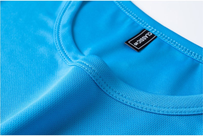 Quick-drying T-shirt Custom Logo Breathable Sports Top Embroidery Personalized Logo Team Activity T-shirt Print Pattern 2025