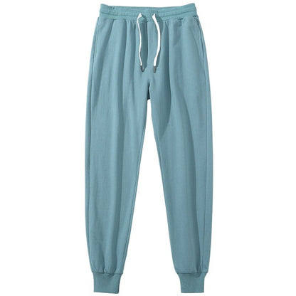 Men 100% Cotton Pants Elastic Gym Sweatpants Casual Jogging Trousers Sport Joggers Fitness Running Pants Man Clothing Streetwear