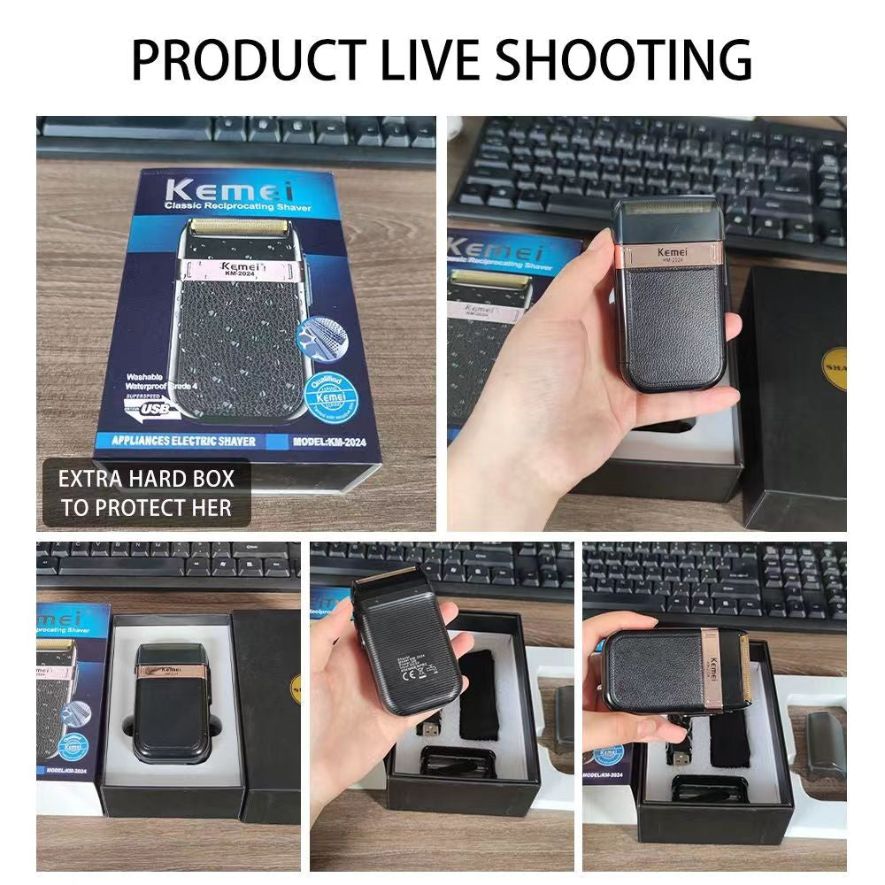 Retro Oil Hair Gradient Shaver Comme 2024 Hair Salon Push White Hair clipper Whitener Push knife