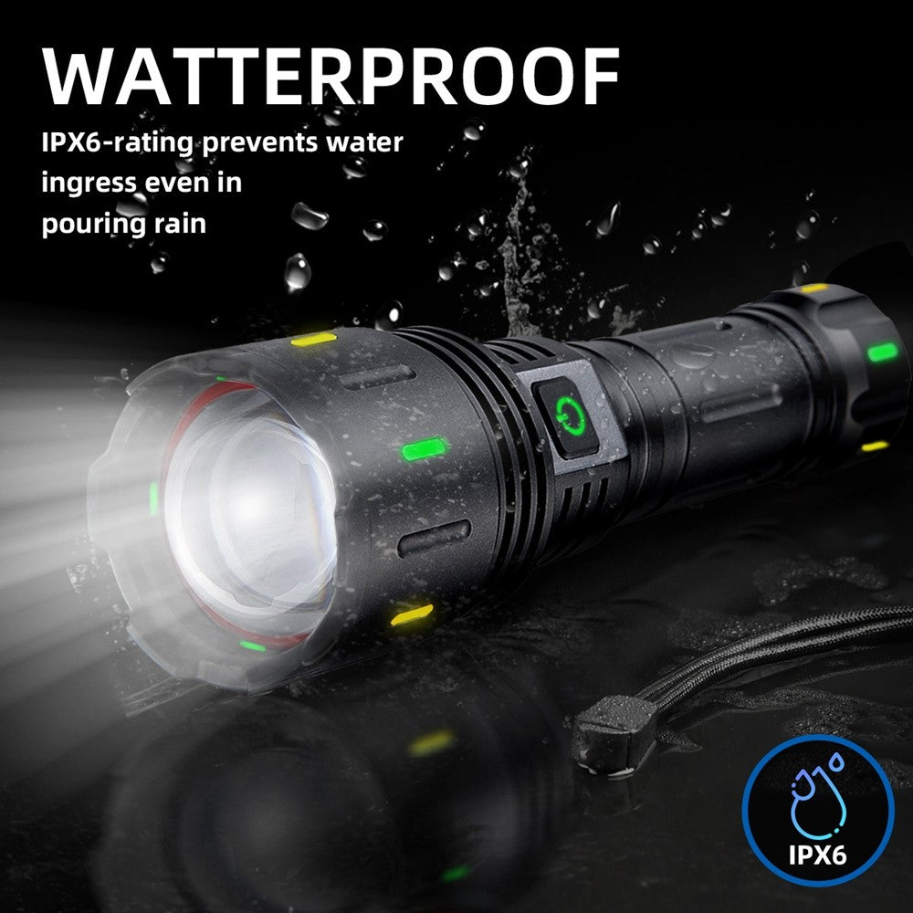 2000 Meters Super Bright White Laser Flashlight USB Rechargeable Torch High Power  Outdoor Camping Emergency Tactical Lantern