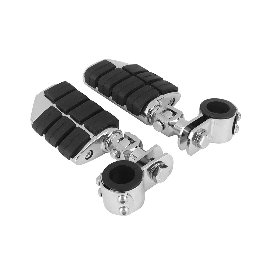 1 1/4" 32mm Motorcycle Foot Rest Highway Engine Guard Foot Pegs Mount Footrest For Harley Touring Honda Kawasaki Suzuki Yamaha