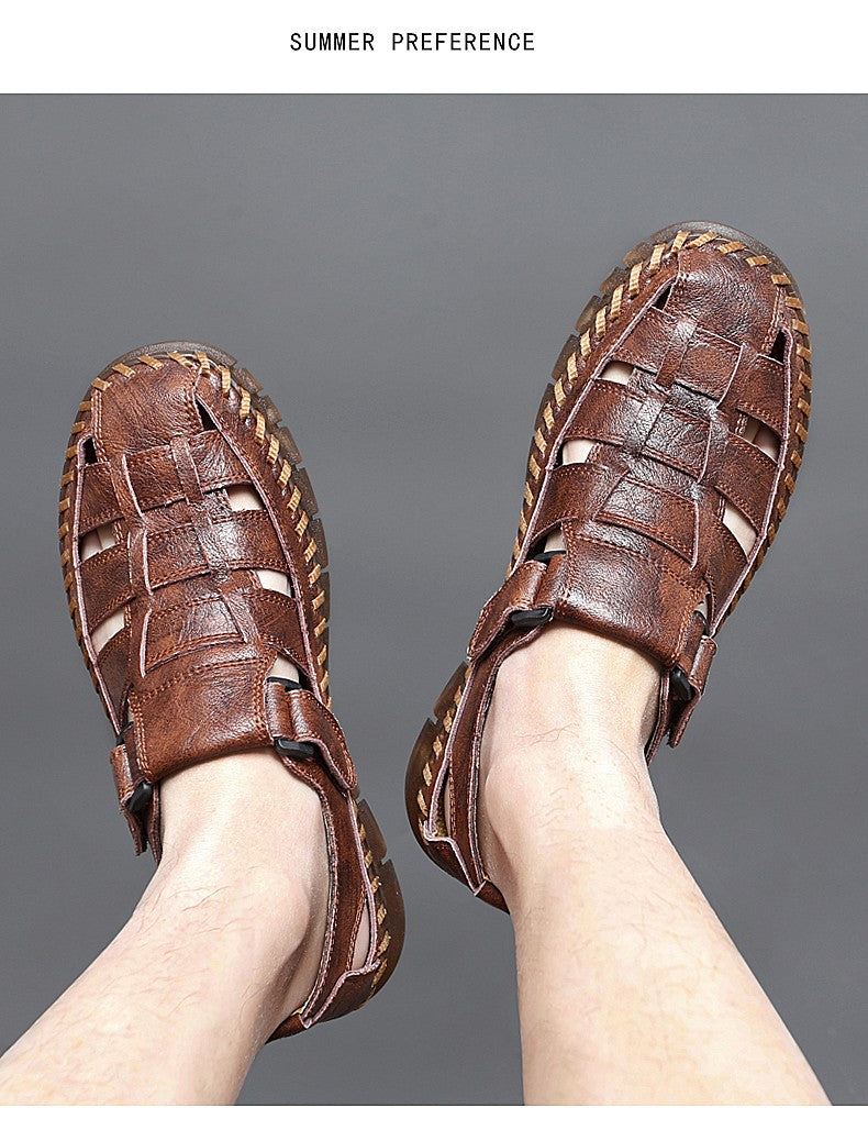 Handmade men's shoes handmade leather men shoes casual loafers slip onzipper split leather shoes men flats hot sale moccasins