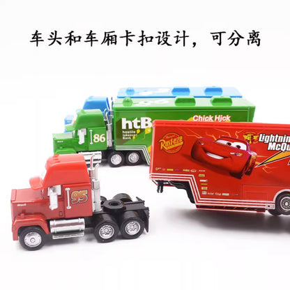 Disney Pixar Carros 1:55 Liga Fundido Caminhão Modelo - McQueen Mater Mack Tio Radiator Springs Cidade Natal Aniversário Presente