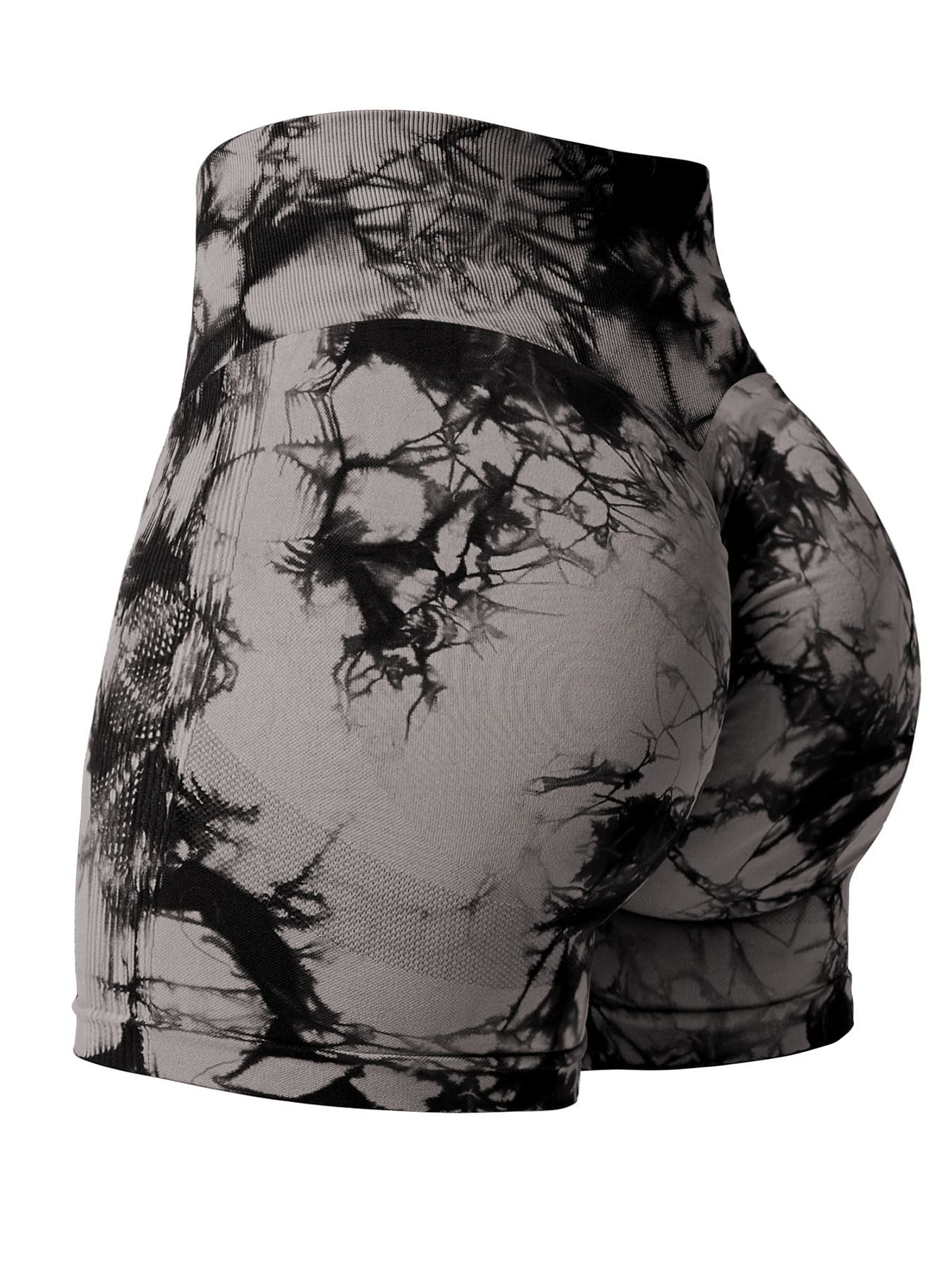 2024 Summer New 16 Color Sexy Tie Dye Shorts Woman Fitness Seamless Butt Lifting Shorts One Pieces Activewear Running Outdoors