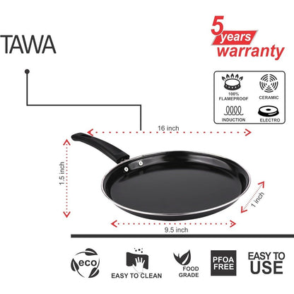 Le Creuset PRO Series Nonstick Cookware Set, 2-Piece (8 & 10 Frying Pans), Gray