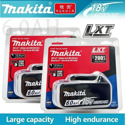 Bateria Recarregável Original Makita 18V 6.0Ah, para Bateria de Ferramentas Elétricas Makita BL1860 BL1830B BL1840 BL1840B BL1850 BL1850B