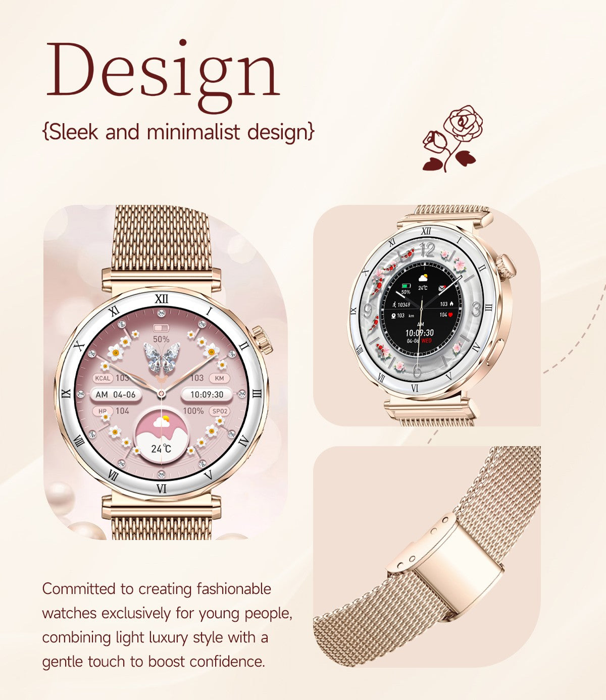 LIGE New Ultra Thin Smart Watch Women Screen Always Display Time Diamond Luxury Bracelet Voice Calling AMOLED Smartwatch Ladies