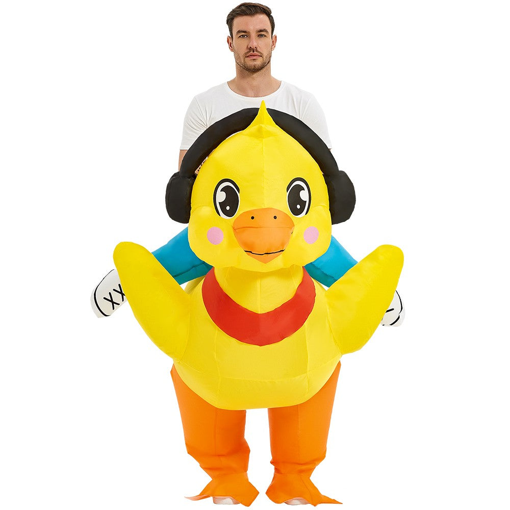 New Riding Animal Inflatable Costume Anime Suits Dress Mascot Purim Halloween Christmas Party Cosplay Costumes for Adult