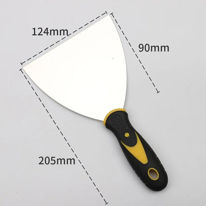Espátula de Aço Inoxidável de 2/3/4/5 Polegadas Pá Raspadora Ferramentas de Pintura Ferramentas de Construção Limpeza Doméstica Industrial