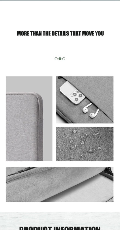 Laptop Sleeve Cases Bag 13 14 15.4 15.6 16 Carrying For Macbook Pro Air M1 M2 13.3 Cover business Computer bag Shell Accessories