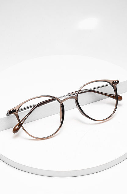 Round Frame Glasses For Myopia Women With Blue Light Ultra-light Internet Celebrity Without Makeup Small Glasses Frame 9531