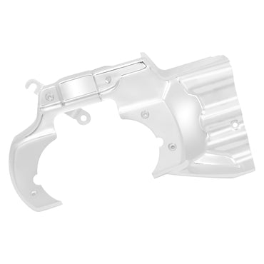 Motorcycle Chrome Engine Transmission Interface Cover CNC Aluminum For Harley Softail Deluxe Fat Boy 2007-17 Heritage Slim Deuce