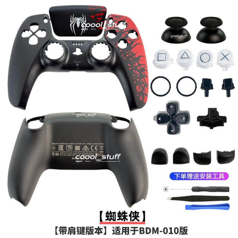 Replacement Shell for PS5 Controller with Touchpad DualSense U-uchiha Custom Faceplate Cover for BDM-010-050 Handle Accessories