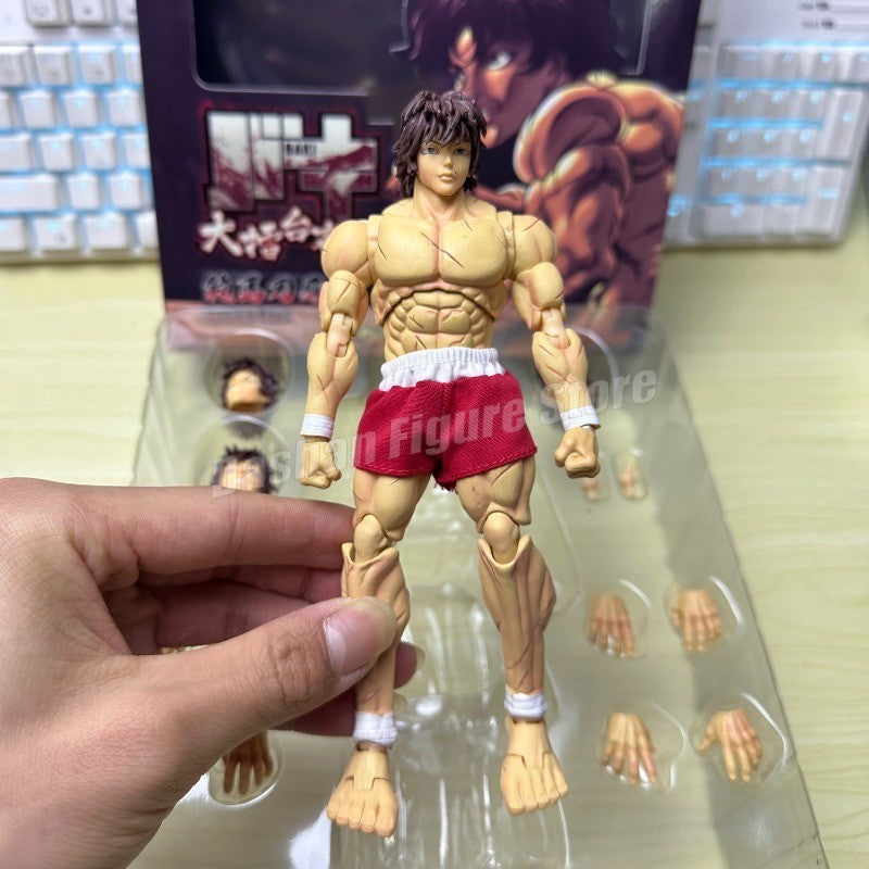 ST Baki Hanma Filho de Ogro Boneco de Ação Hanma Yuujiro Estatueta Ko Luta PVC Coleção Anime Yujiro Figuras Modelo Brinquedos Presentes