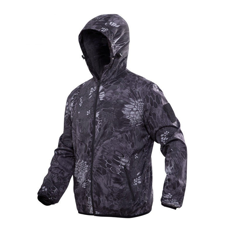 2025 New Thin Army Military Jackets Lightweight Quick Dry Windbreaker Jacket Summer Waterproof Tactical Skin Jacket Raincoat Men