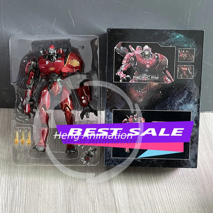 Neca Pacific Rim Figure LED Light Emitting Action Robot Figure Red Tramp Japanese Mecha Bandai Gipsy Danger Model Toy Gift