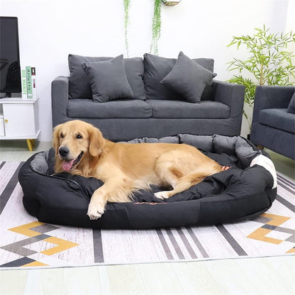 Cama para cachorro tipo sofá ortopédico impermeável XXL XL L, tapete para pets, canil, cesto lavável para cachorros, almofada removível para cães de porte pequeno, médio e grande