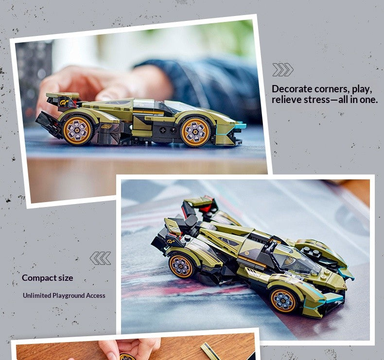 LEGO Junho novo produto Speed Champions 76923 Lamborghini V12 carro esportivo de blocos de montar