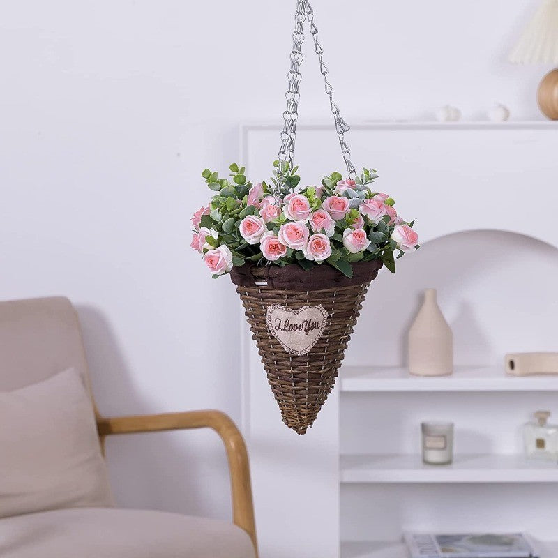 10 Heads pink Artificial Silk Rose Flowers Fake White Eucalyptus  Peony Flower Bouquet, for Home Wedding Party Garden Decoration