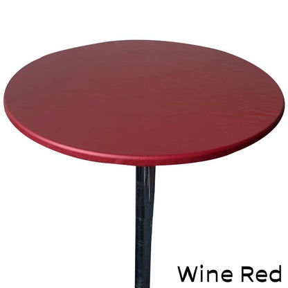 New 60-140cm Weding Round Table Cover Waterproof Case Dining Table Oil-Proof Elastic Tablecloth Fitted Wedding Decoration Hotel