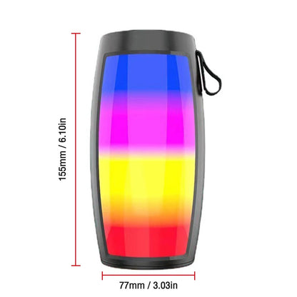 PHONEPACE  Bluetooth Speakers Powerful Portable Sound Box Subwoofer Car Audio Bass MP3 Player Sound System LED Lights