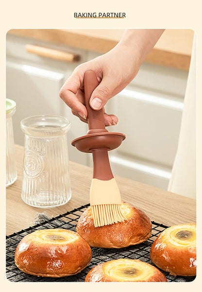 Silicone Oil Brush Temperature Resistant Oil Bottle Baking Pancake Barbecue Cooking Olive Oil BBQ Grilling Kitchen Gadget