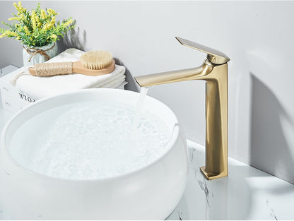 Black Bathroom Faucet Deck Mounted Bathroom Sink Mixer Tap Single Lever Basin Sink Mixer Faucets Chrome/White/Grey/Brushed Gold
