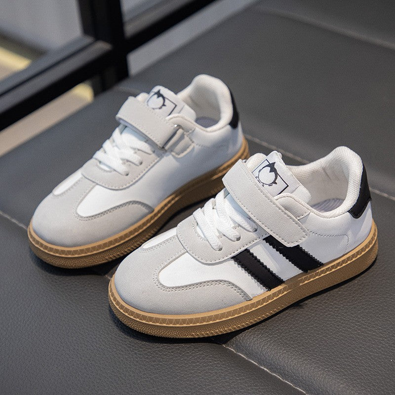 Trendy Kids Shoes Girls Boys Tennis Sneakers Outdoor Running Shoes Non-slip School Sports Shoes Breathable Mesh Comfort Shoes