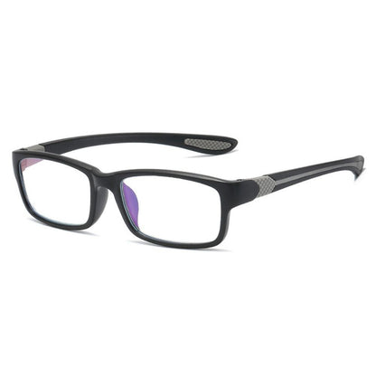 Óculos de Leitura Masculino Feminino Esportivo Antiluz Azul Armação TR90 Preta Vermelha Óculos Para Presbiopia +100 a +400