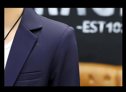 2025 Men's Autumn Casual No Slit Printing Leisure   blazer